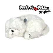 Perfect Petzzz Original Petzzz Maltese, Realistic, Life-Like Stuffed Interactive Plush Toy, Electronic Pets, Companion Pet Dog with 100% Handcrafted Synthetic Fur