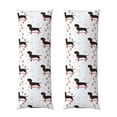 thumbnail image 1 of Balery Dachshund Dog Funda Protectora para Almohada Corporal de Algodón Hipoalergénico con Cierre(55 x 21 pulgadas), Almohadas No Incluidas, 1 of 7