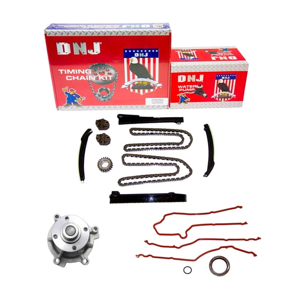 DNJ TK4160WP Timing Chain Kit with Water Pump Fits Cars & Trucks 97-01 Ford 5.4L V8 SOHC 16V