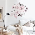 thumbnail image 4 of Flower Wall Stickers Wall Art Stickers Wall Decals Floral Sticker Home Decor, 4 of 8