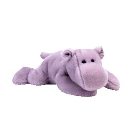 Lavender for sale online Ty Beanie Baby Happy the Hippopotamus 