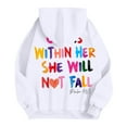 thumbnail image 5 of Christian Hoodies for Women God Is Within Her She Will Never Fall Hoodie with Pockets Hooded Sweatshirt Pullover Tops, 5 of 6