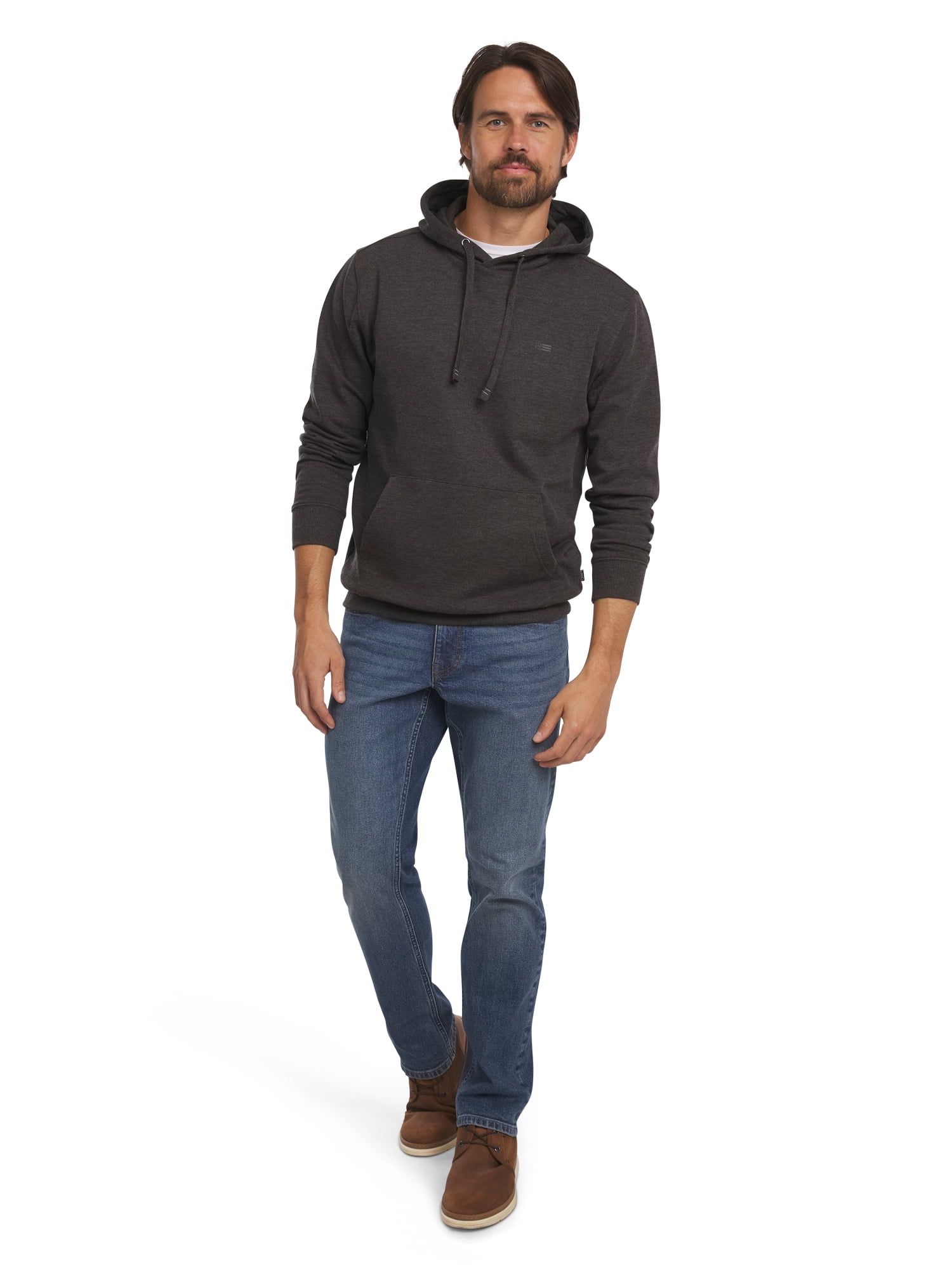 Chaps Men's & Big Men's Everyday Fleece Pullover Hoodie Sweatshirt, Sizes S-2XL