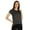 Heather Dark, variant on Solid Short Sleeve Basic T-Shirt For Womens Patch Pocket Casual Summer Basic Top
