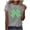 #532 Gray, variant on Felirenzacia Women's St. Patrick's Day Heart Shamrock Graphic T-Shirt Casual Crew Neck Short Sleeve Tee Green,L