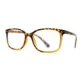 thumbnail image 2 of Classic Rectangle Horn Tortoise Blue Light Filtering Reading Glasses [2 pair] +3.0, 2 of 5