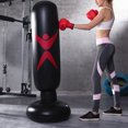 thumbnail image 2 of Opolski Inflatable Punching Bag Widen Bottom Base Releases Stress PVC 160cm Training Fitness Vertical Boxing Bag for Workout, 2 of 7