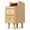 Natural, variant on Furnibear Narrow Nightstand with Pull-out Tray and 2 Storage Drawers, Slim Solid Wood Bedside Table for Small Spaces and Tight Corners, White