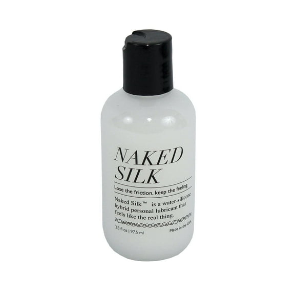 Naked Silk Water Silicone Hybrid Based Personal Lubricant, 3.3 oz