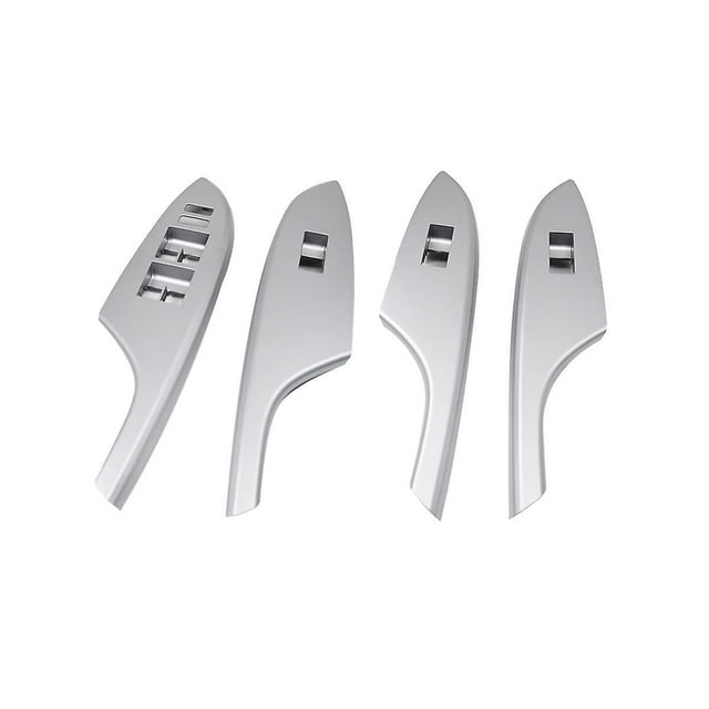 Embellecedor de Bisel Yashi Interruptor de Ventana ABS Plata 2007-2013
