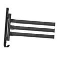 thumbnail image 1 of Toallero de rotación de 180, colgador de toallas, ligero, Simple, ahorro de espacio, práctico estante de secado, soporte giratorio para toallas para tres polos, 1 of 8