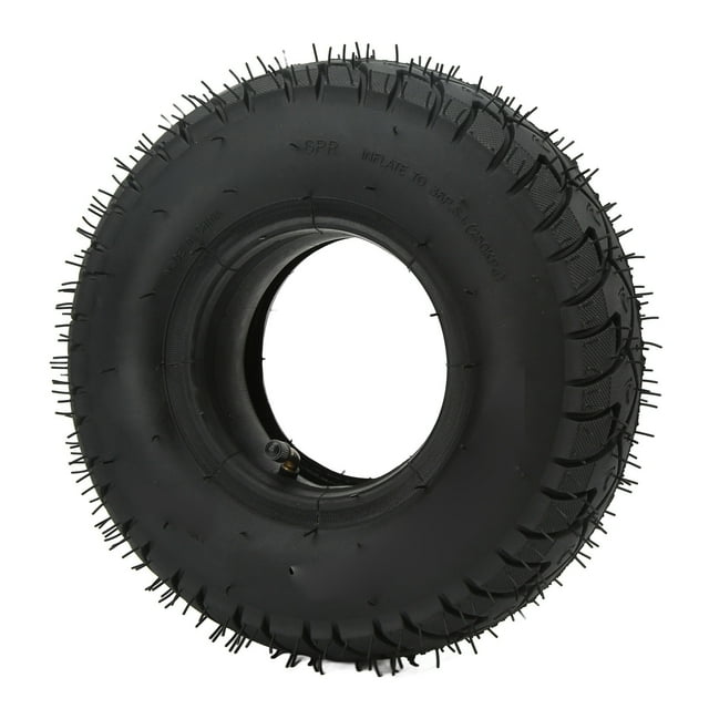 4.10/3.50-5 Tire, Anti Skid Wear Resistant Electric Scooter Tire Tube Replacement Shock Absorption Inflatable for Different Roads