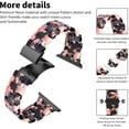 thumbnail image 2 of ANTHOUSE Strap Compatible with Apple Watch Band 40mm 38mm 44mm 42mm 41mm 45mm 49mm Women Men, Light Resin Bracelet iWatch Bands With Stainless Steel Buckle For iWatch Series 8 7 6 5 4 3 2 1 SE Ultra, 2 of 15