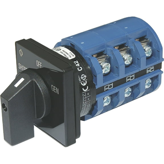 Blue Sea Systems AC Rotary Switch - OFF   2 Positions 65A, 3 Pole