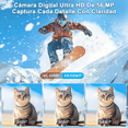 thumbnail image 5 of Cámara Digital 4k 56mp Profesional 3.0in Pantalla Con Sd 32g Eo Safe Imports Negro, 5 of 5