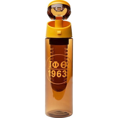 Iota Phi Theta Water Bottle With Fruit-Infuser [Brown - 24 oz.]