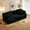 Black, variant on Vcatnet 81"x76" Convertible Sleeper Sofa Bed Cloud Corduroy Couch Floor Sofa Foldable Lounge Couch for Living Room, Bedroom, Black