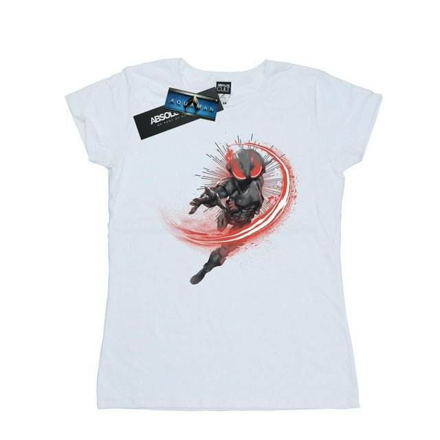 DC Comics T-Shirt en Coton Aquaman Black Manta Flash pour Femmes