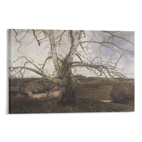 Andrew Wyeth Pennsylvania Landscape Painting Art Poster Gifts Canvas Painting Poster Wall Art Decorative Picture Prints Modern Decor 20x30inch(50x75cm)