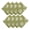 Green, variant on Elrene Home Fashions Falling Leaves Jacquard Napkins, Set of 8, Sienna, 17" x 17"