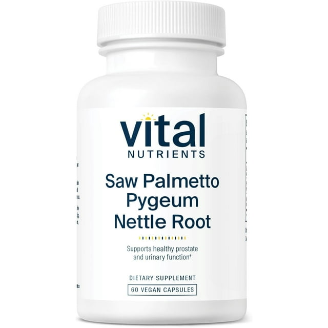 Vital Nutrients Saw Palmetto Pygeum Nettle Root | 60 Capsules | 20 Servings