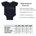 thumbnail image 3 of Ink Trendz Coming Soon Baby Feet Pregnancy Announcement Baby bodysuit Newborn (Heather Grey), 3 of 5