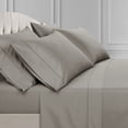 thumbnail image 1 of Juego de sábanas de algodón Aria Dots, gris oscuro, 6 piezas, tamaño king Lush Decor 16T007430, 1 of 2