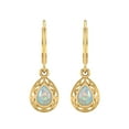 thumbnail image 2 of 7x5 MM Poire Opale 925 Argent Vermeil Filigrane Boucles d'Oreilles Femmes, 2 of 4