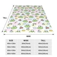 thumbnail image 3 of Balery Frog Wear Chef Hat Manta de Felpa Suave y Acogedora – Cobija de Franela Aterciopelada para Cama, Lavable y Cálida para Sofá, Mascotas, Transpirable-50"x40", 3 of 7