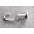 thumbnail image 2 of Urbanest Zinc Steel Single Curtain Rod Bracket for 1" Drapery Rod, Non-Adjustable Wall Mount Curtain Rod Holder, Heavy-Duty Metal Curtain Hardware, 1 Pc, White, 2 of 2