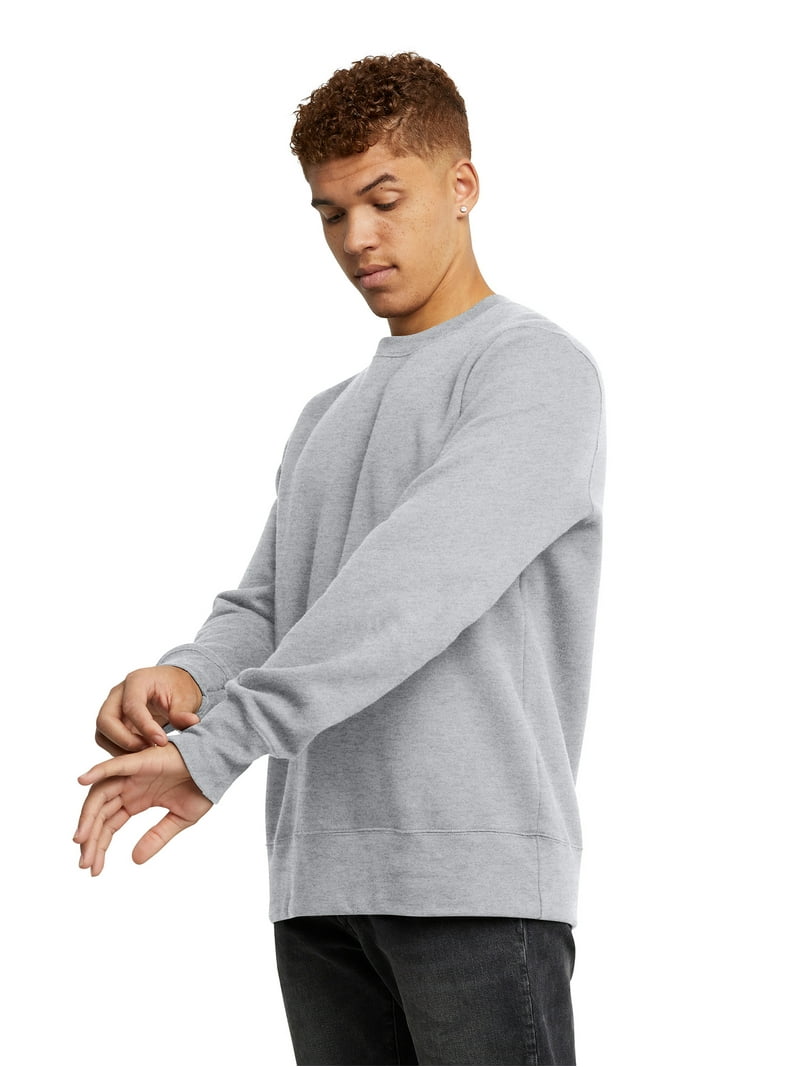 Hanes Men's Originals Midweight Fleece Crewneck Sweatshirt, Sizes
