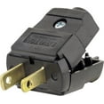 thumbnail image 2 of Leviton Clamlite Plug Light Duty,Polarized 15 Amp Csa Blk Bulk Pack of 10, 2 of 2