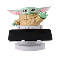Exquisite Gaming: The Mandalorian: The Child - Star Wars Original Mobile Phone & Gaming Controller Holder, Device Stand, Cable Guys, Licensed Figure