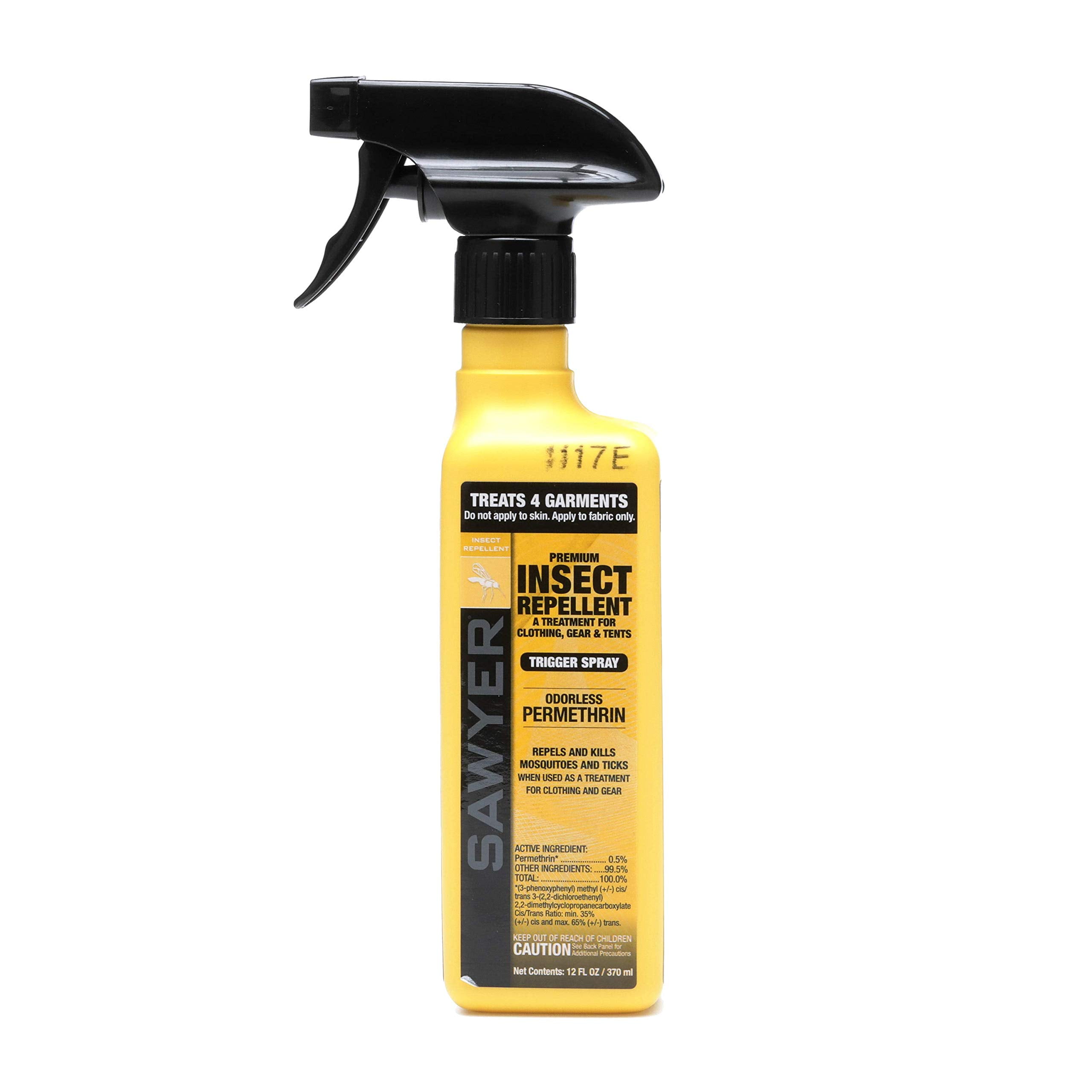 Sawyer Products SP649 Premium Permethrin Clothing Insect Repellent Trigger Spray, 12Ounce