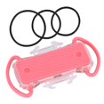 thumbnail image 4 of Ficarrico Soporte ligero para teléfono móvil para bicicleta de montaña, antideslizante, soporte de navegación para bicicleta de carretera, color rosa, 4 of 8