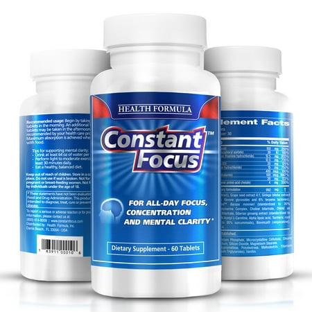 Constant Focus - Premium Natural Nootropic Brain Health