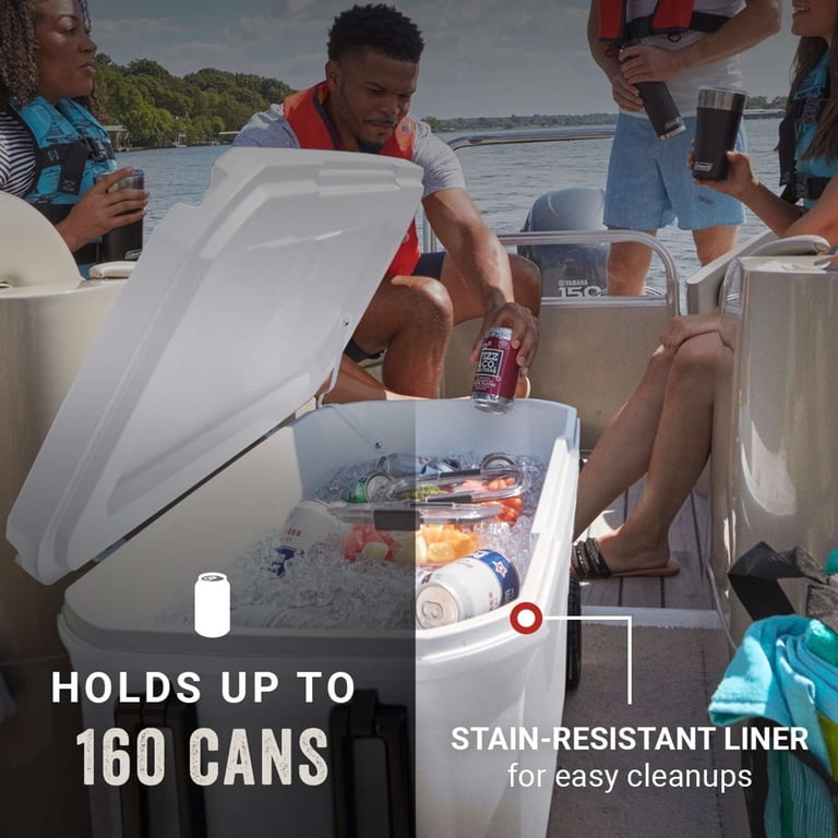 100 Qt Wheeled Hard-Sided Cooler With Insulated Lid photo 3