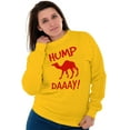 thumbnail image 4 of Hump Day Camel Wednesday Weekday Sweatshirt for Men or Women Brisco Brands 2X, 4 of 6