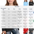 thumbnail image 3 of ITSAME Girls Long Sleeve T-Shirts, Round Neck Loose Fit Fashion Print Kids Fashion Leisure Tees Red Size 3-4T, 3 of 6