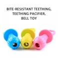 thumbnail image 2 of 3 Pack Molar Clean Teeth Rubber Toy  Clean Teeth Rubber Pacifier Chew Toy  Bell Chewing Playing Training Toys  for Pet Puppy Dog Cat (Random Color), 2 of 6