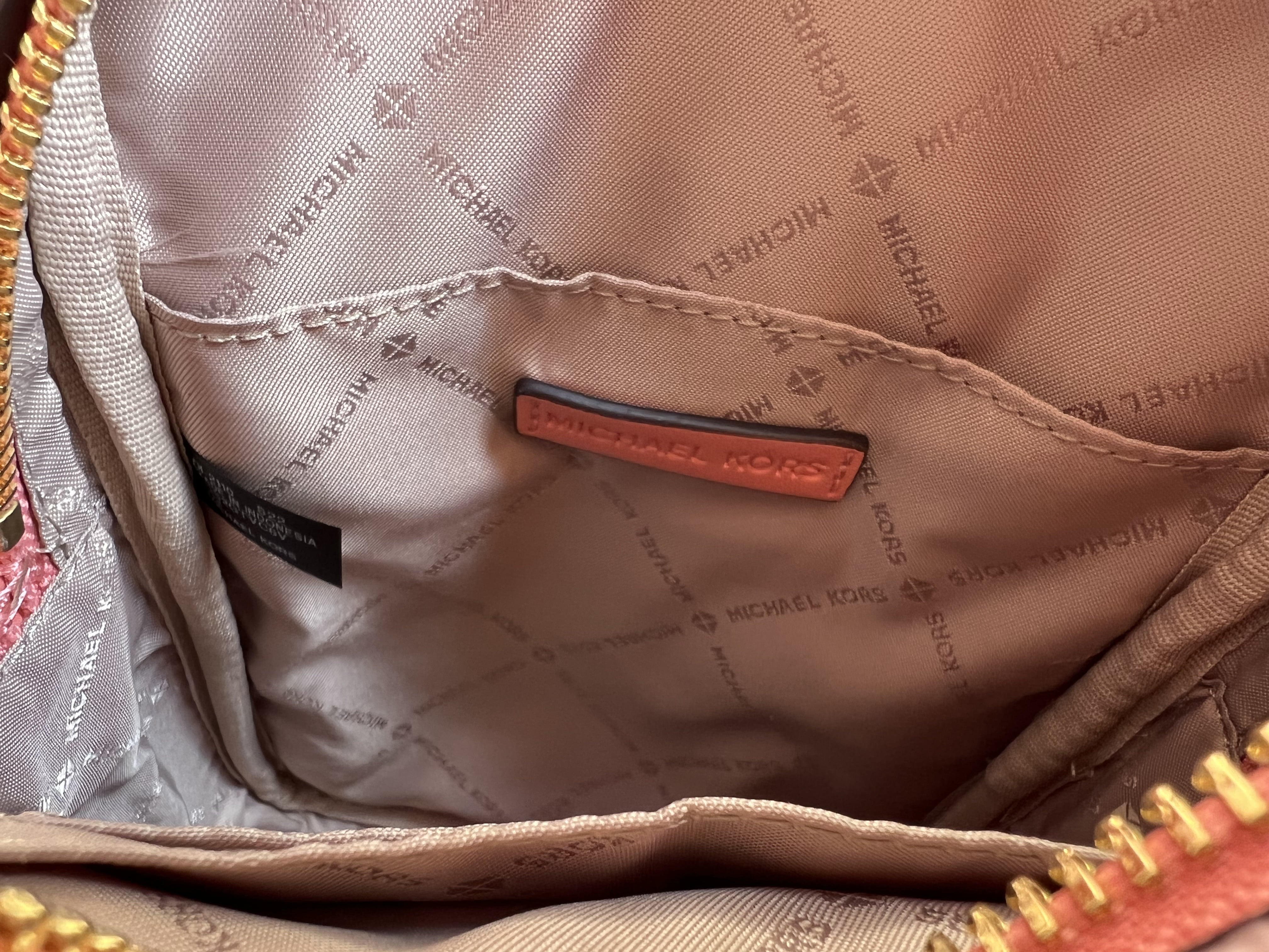 Michael Kors Jet Set Travel Medium Logo Crossbody Bag (JSMN YLW MLT) 