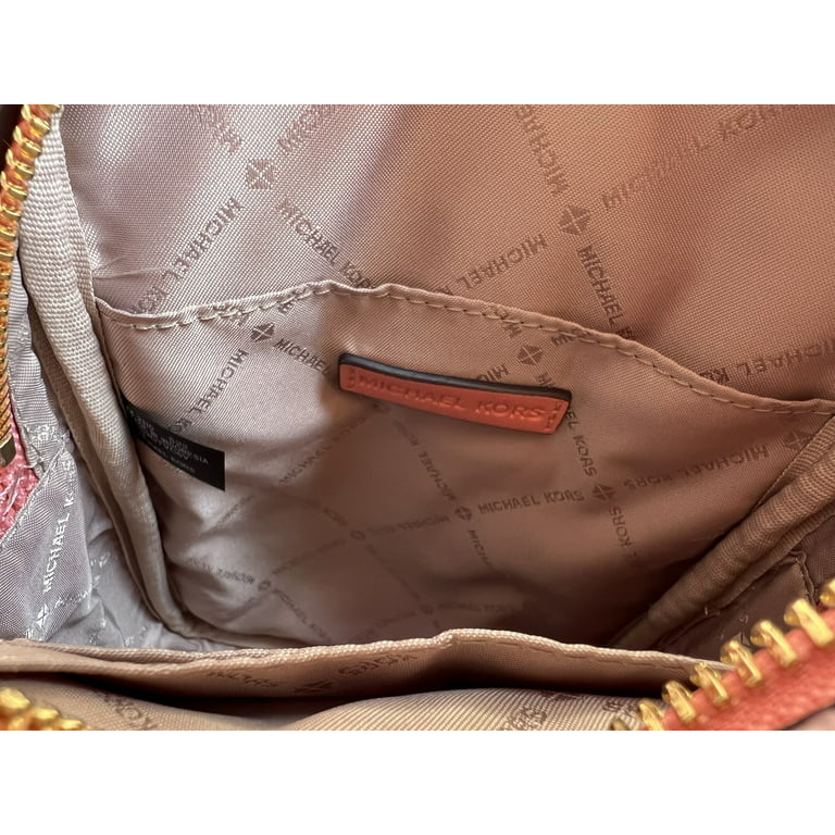 Michael Kors Travel Medium Flight Bag Crossbody Signature MK Bag Brown New
