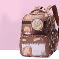 thumbnail image 5 of All Over Cartoon Print Backpack for Ages 5rd 6th 8th 10th With Attached Mini Pouch Lightweight Waterproof Multi Compartment Back To School Bookbag, 5 of 5