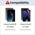 thumbnail image 2 of Samsung Galaxy Tab S9 FE 10.9-inch/Galaxy Tab S9 11 inch 2023 touch keyboard case (purple), 2 of 7
