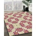 thumbnail image 2 of Ahgly Company Indoor Square Patterned Khaki Gold Area Rugs, 4' Square, 2 of 6