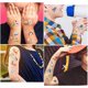 thumbnail image 2 of Tatuajes para niños, 10 hojas de tatuajes temporales espaciales, 2 of 5