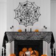 thumbnail image 3 of Inteprter Juego de 5 unidades de camino de mesa, mantel para fiesta de Halloween, cubierta de pantalla, decoración de poliéster, Kit de bufanda para Kits de decoración para fiestas Inteprter HA007665-00, 3 of 6