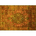 thumbnail image 1 of Ahgly Company Machine Washable Indoor Rectangle Oriental Yellow Industrial Area Rugs, 8' x 12', 1 of 4