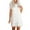 White, variant on Bigersell Summer Dresses for Women 2023 Casual Women's Fashion Bohemian Crewneck Casual Short Sleeve Zipper Solid Mini Dress Wedding Guest Dresses Women's Plus Sheath Dresses, Style 36850, White M