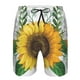 thumbnail image 3 of Fotbe Sunflowers (2) Trajes de Baño Estampados para Hombre, Shorts de Verano de Secado Rápido, Ropa de Playa, Bañadores-Small, 3 of 6